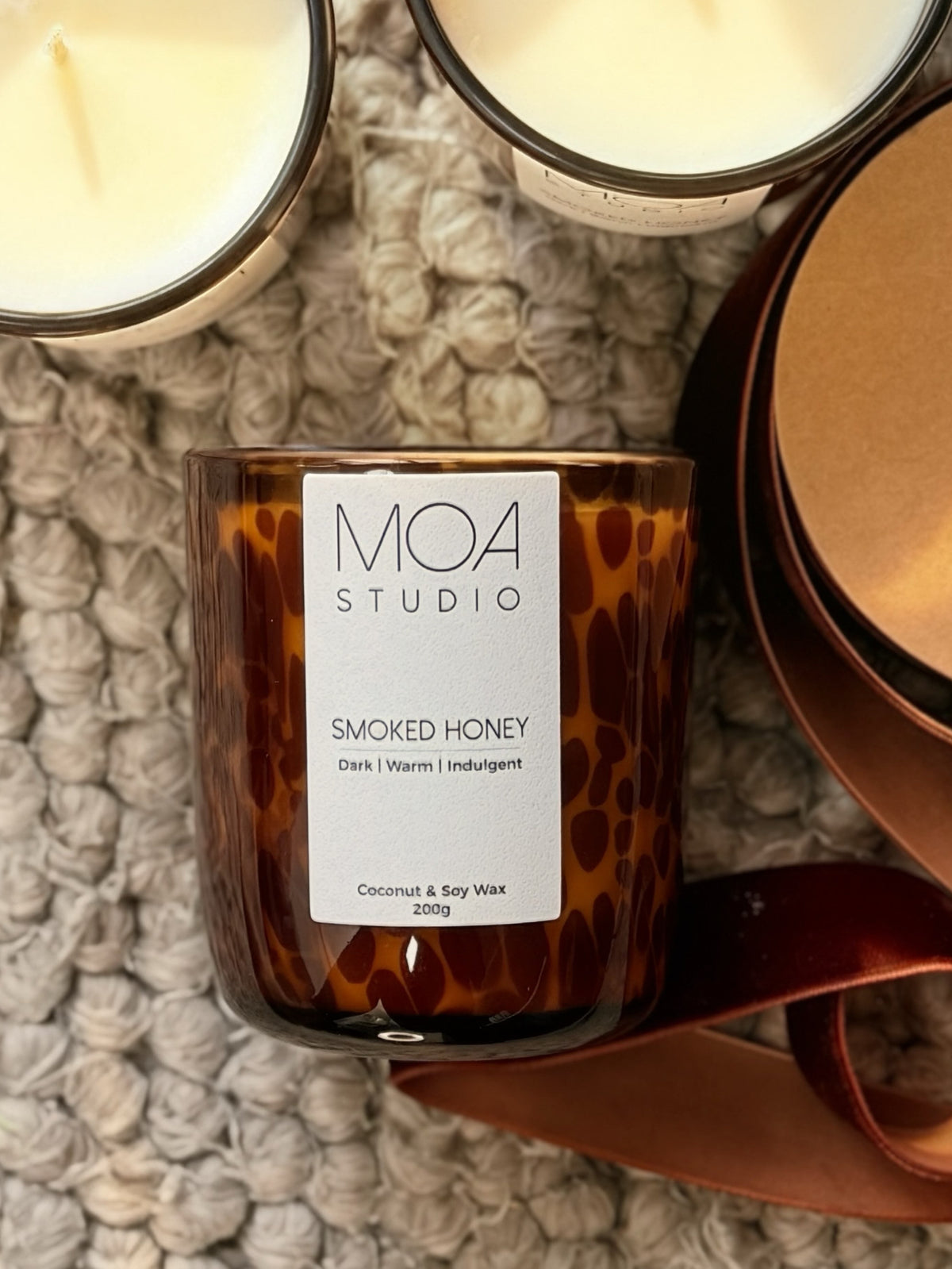 Limited edition, Leopard Smoked Honey Candle
