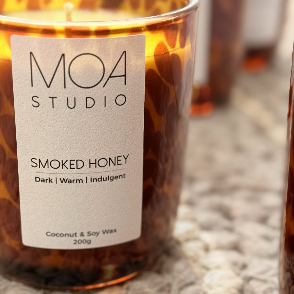 Limited edition, Leopard Smoked Honey Candle