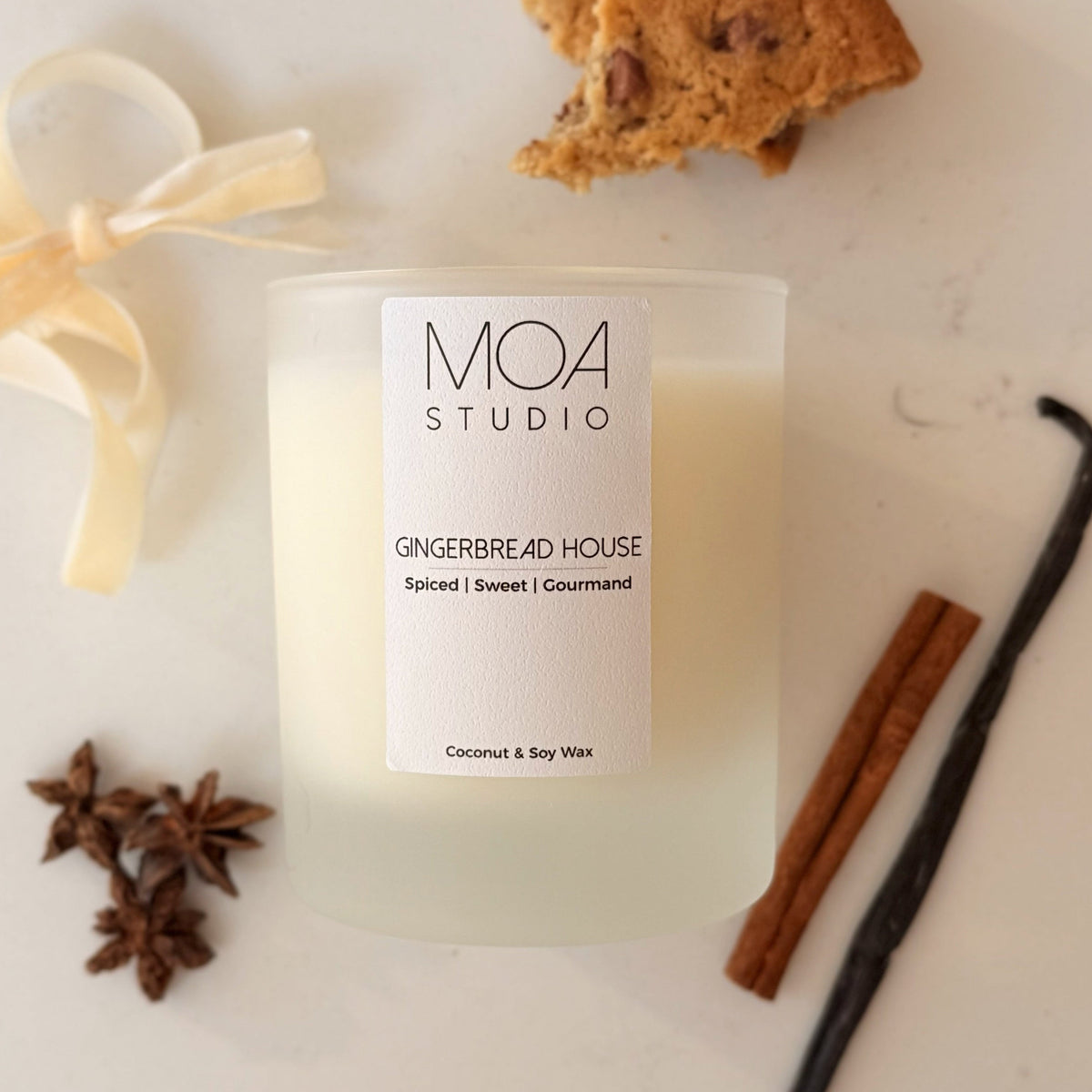 Gingerbread House Candle