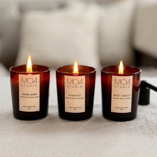 Jasmine Amber Candle MINI